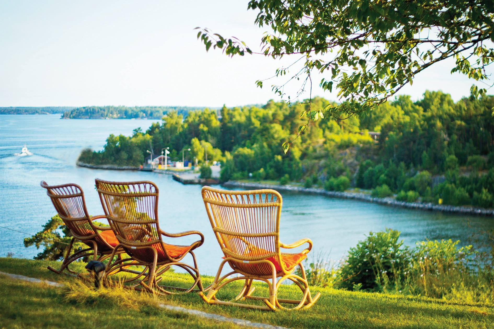 fredriksborg utsikt över havet och grönskan