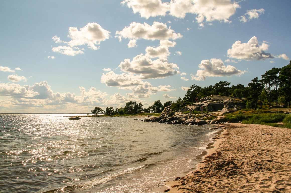 trouville beach on sandhamn