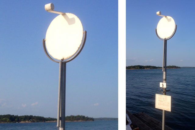 Semafor på Värmdö