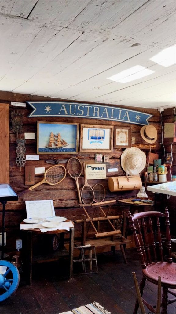 sandhamns museum Australia gamla saker