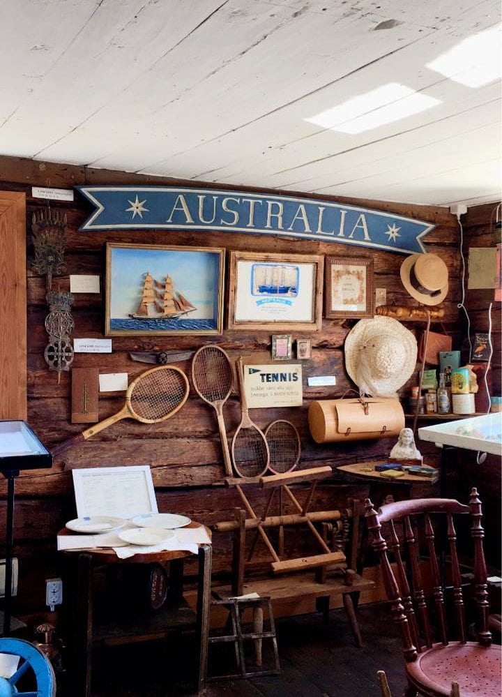 sandhamns museum Australia gamla saker