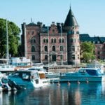 skyltbilden gustavsbergs hamn